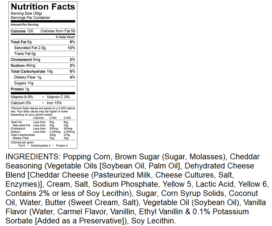 Sioux City Popcorn Mix